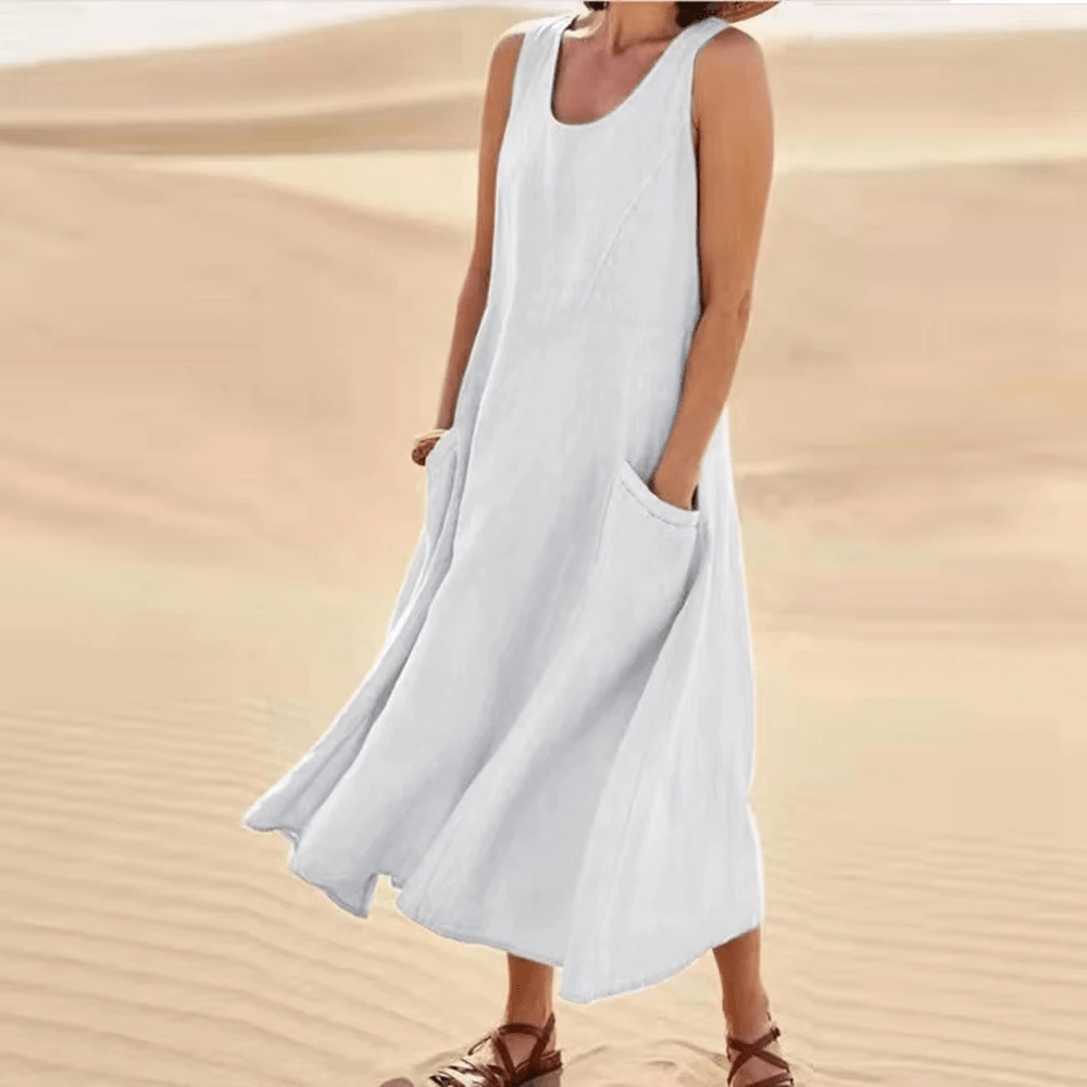 Mel | Robe Élégance Lin Coton