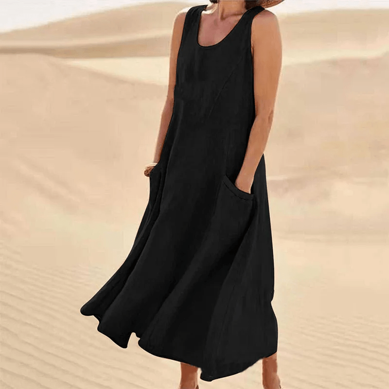 Mel | Robe Élégance Lin Coton