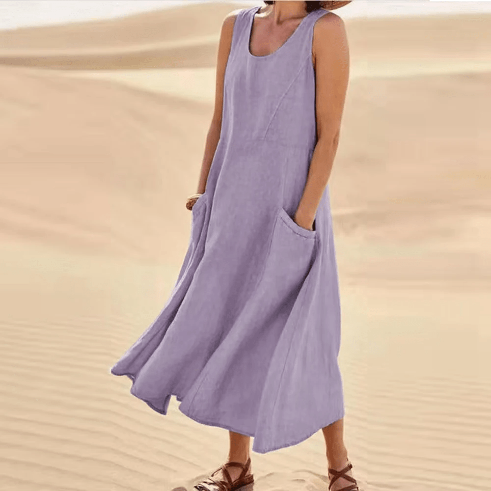 Mel | Robe Élégance Lin Coton