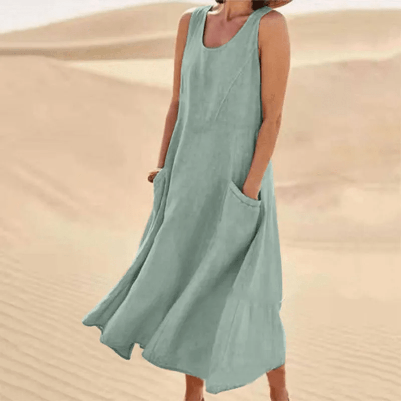 Mel | Robe Élégance Lin Coton